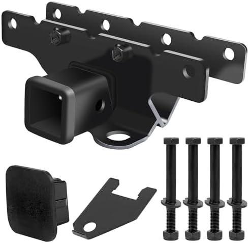 𝟮𝟬𝟮𝟱 𝙉𝙀𝙒 Tow Hitch Trailer Kit for 2018-2024 Jeep Wrangler JL JLU (Include 20-24 Diesel Engine; 21-24 4xe) - 2 Inch Rear Bumper Tow Trailer Hitch Receiver Kit (2 Door & 4 Doors) by Puxyblue