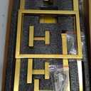 TQKAG 5-Piece Bathroom Accessories Set Brushed Gold Bathroom Hardware Set SUS304 Stainless Steel Classic Wall Mounted Towel Bar Sets 23.6" Towel Rack for Bathroom, Brushed Gold