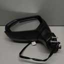 Dasbecan Passenger Side Mirror Compatible with Toyota Corolla 2020-2025 Sedan Power Adjustment Manual Fold Non-Heated Paint to Match Right Rearview Door Mirror Assembly Replace TO1321391 3Pins Black