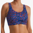 RUNNING GIRL High Impact Sports Bras for Women,Racerback Running Bra Workout Crop Tank Tops Longline Sports Bra Push up