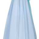 Yejue Royal Colonial Girl Child Princess Costume Hamilton Show Cosplay Medieval Victorian Stage Dress Size: Large