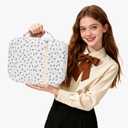 Bible Cover Case for Women, Quilted Cotton Bible Study Book Carrying Case, Gift for Christians Top Handle & Zippered