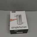 simplehuman 9 oz. Touch-Free Automatic Rechargeable Sensor Pump, Brushed Stainless Steel, New