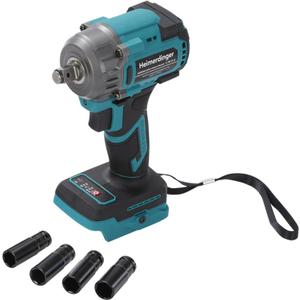 1/2 Inch Cordless Impact Wrench Compatible with Makita 18V Battery-550N.m(406Ft-lbs) Brushless High Torque Impact,3200RPM Driver for Car Tires Truck