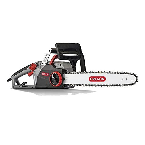 Oregon CS1500 18-inch 15 Amp Self-Sharpening Corded Electric Chainsaw, with Integrated Self-Sharpening System (PowerSharp), 120V, Grey, Black