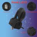 Anti-Theft Hood Lock Catch Latches Fits for Jeep Wrangler JL Gladiator JT 2018 2019 2020 2021 2022 2023 Black Hood Latch
