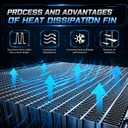 Aparts 23 3/8" Air Conditioning A/C Condenser Fit for Ram 1500 3.7L 2012, Ram 1500 4.7L 2012-2013, Ram 1500 5.7L 2012-2017, Ram 2500 5.7L 2012-2013 Replace OE# 52014588AA; 52014588AB; 52014588AC 4436