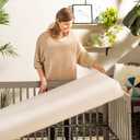 Naturepedic Organic Baby Crib Mattress - Lightweight Infant & Toddler Bed - Waterproof, Non-Toxic, Standard Size 52" x 28"
