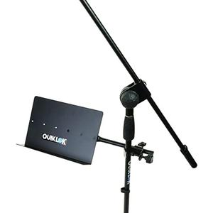 QUIK LOK Microphone Stand, Black (MS-303)
