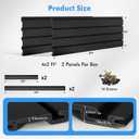 [4x2 Ft] PVC Slat Wall Paneling, Adjustable Slatwall Panels with Coupling Structure, Slatted Wall Panel System with Customizable Storage Options, DIY Cutting & Easy-to-Install Slatwall Board Shelves
