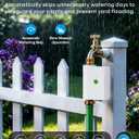 meross WiFi Water Timer for Garden Hose, Smart Hose Timer with Brass Inlet & Outet, WiFi Sprinkler Valve Work with Alexa & Google Assistant, Smart Rain Skip for Lawn, Garden & Yard