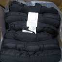 Basic Beyond Chair Cushions for Dining Chairs 6 Pack, Chair Cushion with Ties and Non Slip Backing, 15.5 x 15.5 inches Tufted Chair Pads for Dining Chairs, Black