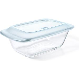 OXO Good Grips GLASS LOAF PAN WITH LID, 1.6 qt