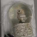 NAT & JULES Beautiful Snowy Barn Owl 6 x 4 Musical Glitter Snow Globe: Plays a Variety of Christmas Tunes including Jingle Bells & Silent Night - Perfect Accent Dcor for the Holidays or Everyday, Owl