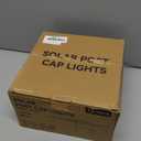 12 Pack 4x4 Solar Post Cap Lights Outdoor, Fence Post Solar Lights with Warm Light Mode, Waterproof Fence Deck Post Lights Solar Powered Fits 4x4 3.5x3.5 Vinyl Wooden Posts for Patio Porch