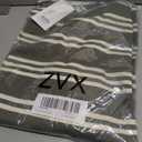 ZVX Men's Striped Long Sleeved T-Shirt, Casual Round Neck Long Sleeved Top, Regular-Fit Daily Striped T-Shirt Basic Style (Green, XXXL)