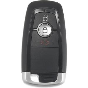 X AUTOHAUX 315MHz M3N-A2C93142300 Replacement Smart Proximity Keyless Entry Remote Key Fob for Ford Ecosport Explorer Edge F150 F250 F350 F450 2018-2022 3 Buttons with Door Key 49 Chip