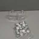 Norme 30 Pcs Plastic Bottles Bulk with Caps 8.5 oz Small Reusable Disposable Juice Bottles Empty Clear Beverages Drink Containers Water Flask Mini Fridge Containers for Juicing Smoothies Milk