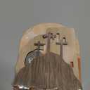 AOMOONOA Wooden Easter Empty Tomb Set, Empty Tomb Easter Scene for Christian Decoration, He is Risen Resurrection Scene for Religious Display, Home Office Tabletop Tray, Church, Shelf Decor