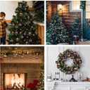 100ct Christmas Balls Tree Ornaments, Shatterproof Christmas Tree Decorations Set with Reusable Hand-held Gift Package for Holiday Xmas Tree Decor (Brown)