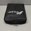 Upgrade XL Portable Toilet for Adults, Extra Large Portable Travel Floding Toilet, Camping Tall Toilets with Lid for Adults and Kids Compact Potty for Car,Hiking,Beach and Camping (Black)