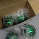 XmasExp 4in Large Christmas Ornaments Christmas Ball Ornaments Giant Tree Decoration Shatterproof Decorative Hanging Balls for Holiday Party Decors(Green, 4pcs)