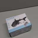 Remote Control Shark Toys for Boys Kids, 1:18 Scale High Simulation Shark for Pool, 2.4Ghz Electric RC Shark Boat Fish Toys with Light & Spray, Toy Shark Gifts for 6 7 8 9 Year olds Kid Boys Girls