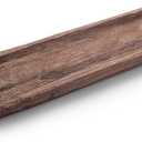 Decorative Wooden Dough Bowls, Long Natural Root Hand Carved Bowl Large Bread Shaped Wooden Tray, Rustic Centerpiece Dining Room Table Centerpiece Potpourri Decor Display Bowl 23"x6"x2"