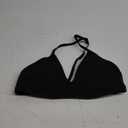 HIGORUN Workout Sports Bras for Women Backless Padded V Neck Strappy Bra Low Impact Y Back Gym Yoga Tops (Large, Black)