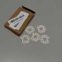 MECCANIXITY COB LED Light Chip Bead 3W 120lm 6000-6500K 32mm 9-11VDC Energy Saving Bulb for Spotlight Floodlight Replacement White 5Pcs