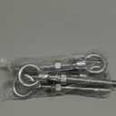 QWORK Threaded Eyebolts, 5 Pack 5/8" x 6" Long Stainless Steel Marine Grade Shoulder Eye Bolt