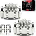 Torchbeam Front Brake Calipers Set for Subaru Impreza 2002-2016, Subaru Legacy 2003-2004, Saab 9-2X 2005-2006, Front Left and Front Right Calipers with Bracket Replace # 19B2682+19B2683