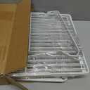 Multi-Functional Adjustable Metal Wire Shoe Rack Organizer - Stackable Shoe Storage for Closet, Extendable 15-24.4in, Retractable Entryway Shoe Cabinet Shelf (White, 2 Pack)