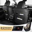 For Hyundai Tucson Seat Covers 2016 2017 2018 2019 2020 2021 Custom Fit for Tucson SE/Value/Limited/SEL/Sport/Ultimate Leather Car Seat Covers Protector Anti-Slip Fast Install (5 Seats Black&Beige)