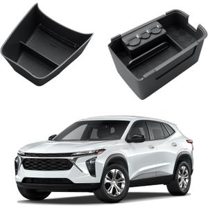 ECOZEN 2025 Trax Center Console Organizer - for 2024-2025 Chevy Trax Double-Layer Center Console Organizer & Center Console Middle Organizer Tray for 2024 2025 Trax(LS/1RS/LT/2RS/Active) Accessories
