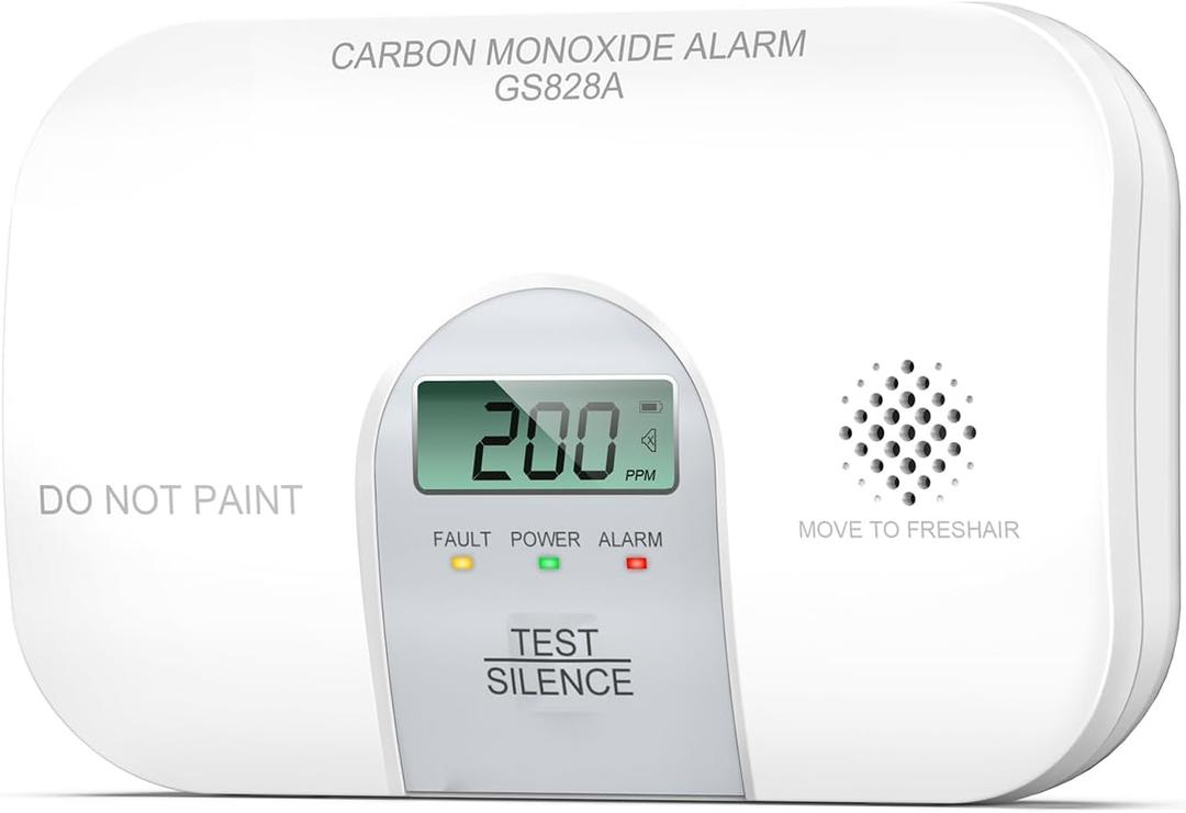 Siterwell Carbon Monoxide Detectors, 10 Year Product Life CO Detector with LCD Digital Display and Sound Warning, ETL Listed, Carbon Monoxide Detectors Battery Operated for Home School Office, 1-Pack Siterwell Carbon Monoxide Detectors, 10 Year Product Life CO Detector with LCD Digital Display and Sound Warning, ETL Listed, Carbon Monoxide Detectors Battery Operated for Home School Office, 1-Pack