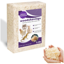 Natural Aspen Shavings Pet Bedding 5.5 Lb, Low-Dust & Chemical-Free, Ultra-Absorbent Cage Litter for Hamsters, Rabbits, Gerbils & Small Animals, Biodegradable Wood Shavings