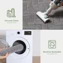 Stiio Bathroom Rugs, Bath Mats for Bathroom, Extra Soft and Water Absorbent, Non Slip Washable Mat for Floor, Tub and Shower, Front Door Entrance Inside Doormat, 24x35 Inches Grey