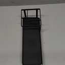 Toothbrush Holders for Bathrooms, Carbon Steel Tooth Brushing Holder Electric Toothbrush and Toothpaste Organizer Bathroom Accessories for Countertop, Shower, Sink - Matte Black (Small)