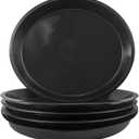 OUPSAUI 5 Pack 22 Inch Plant Saucer, Plant Trays for Pots, Large Plastic Plant Saucers for Indoors, No Holes Planter Drip Tray (22 inch)