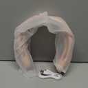 JISULIFE Portable Neck Fan, Hands-Free Bladeless, 5 Speeds, 4000 mAh Battery Operated Wearable Personal Fan, Twistable, Rechargeable, Gift for Women Men-Pink