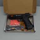 Soft Bullet Toy Gun with Shell Ejecting,Fidget Toy Gun with 120 Soft Bullets, 18 Shells and 2 Magazines,Christmas Birthday Gifts for Boys Kids Adult Age 8+(Black)