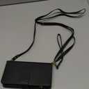 iCoverCase Compatible with iPhone 14 Plus Crossbody Case with Strap for Women, Wallet Phone Case with Card Holder, Zipper Purse PU Leather Flip Cover Case 6.7 Inch (Black) (Not Detachable (Long Strap)--Black)