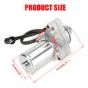 GREHUA 3 Bolt Starter Motor & Solenoid Relay Compatible with Tao tao Coolster 125cc 110cc 50cc Coleman Kazuma Baja Vitacci 4 Wheeler Quad Chinese ATV Parts Sandrail Roketa SSR Lifan Go Kart Pit Bike
