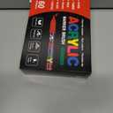 60 colors Acrylic Paint Markers, Acrylic Paint Pens Brush Tip, No-Bleed and Automatic Ink Control, Fabric Markers for Rock, Metal, Glass, Wood, Canvas, Ceramic, Plastic, Art & DIY Craf