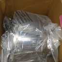 YH-Goods Stainless Steel Colander - 3-Piece Kitchen Sink Strainer Set for Pasta, Rice, Fruit, Food - Stackable Strainers and Colanders, (5-Quart, 3-Quart, and 1.5-Quart)