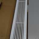 HVAC Premium 28"W X 4"H [Duct Opening] Linear Aluminum Clip-On Bar Return Air Grille - White [Outer Dimensions: 29.25"W x 5.25"H]