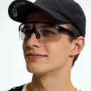 CLAPE Baseball Cap for Men, Moisture-Wicking Flip Up Bike Cycling Hat Quick Dry Mesh Short Brim Hat