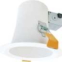 HALO CEZ6125GU24WBICAT Lamp-Based Direct Mount Recessed Light Canless EZ-Trim 6 inch White