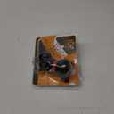 Operitacx Cute Cat Door Stopper Anti-Clip Hand Door Block Non-Slip PVC Wedge Decorative Home Accessory 6.49X2.95X4.52 Inches for Safety (Size 1, Black)